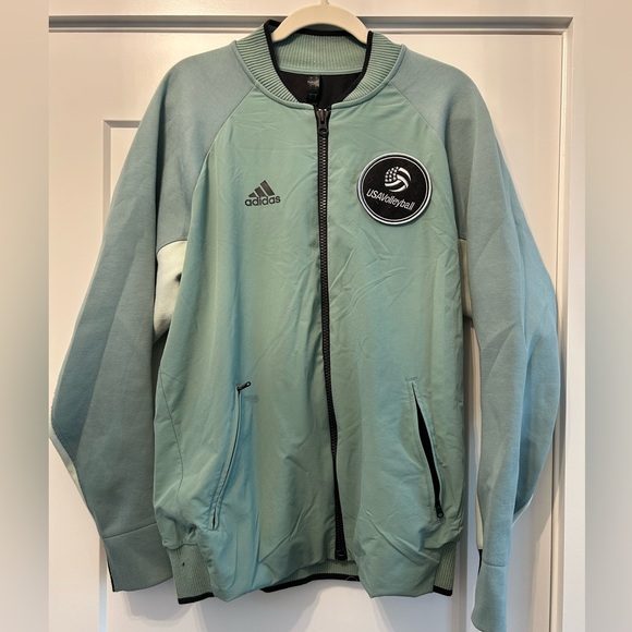 Adidas USA Volleyball Jacket with Logo - Picture 1 of 6